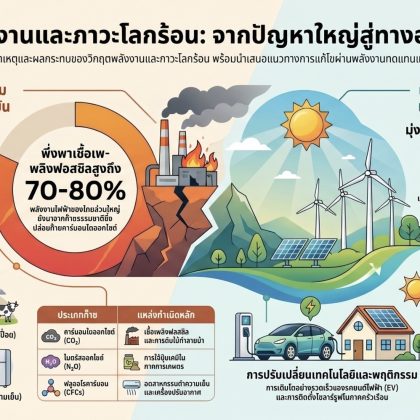 วิกฤตพลังงานและทางออกที่ยั่งยืน